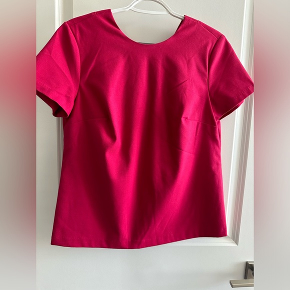 Banana Republic Hot Pink Blouse Size Small Petite - Picture 3 of 3